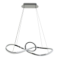 Candeeiro suspenso LED MARCO LED/42W/230V cromado brilhante