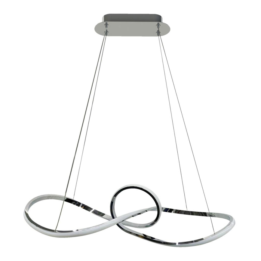 Candeeiro suspenso LED MARCO LED/42W/230V cromado brilhante