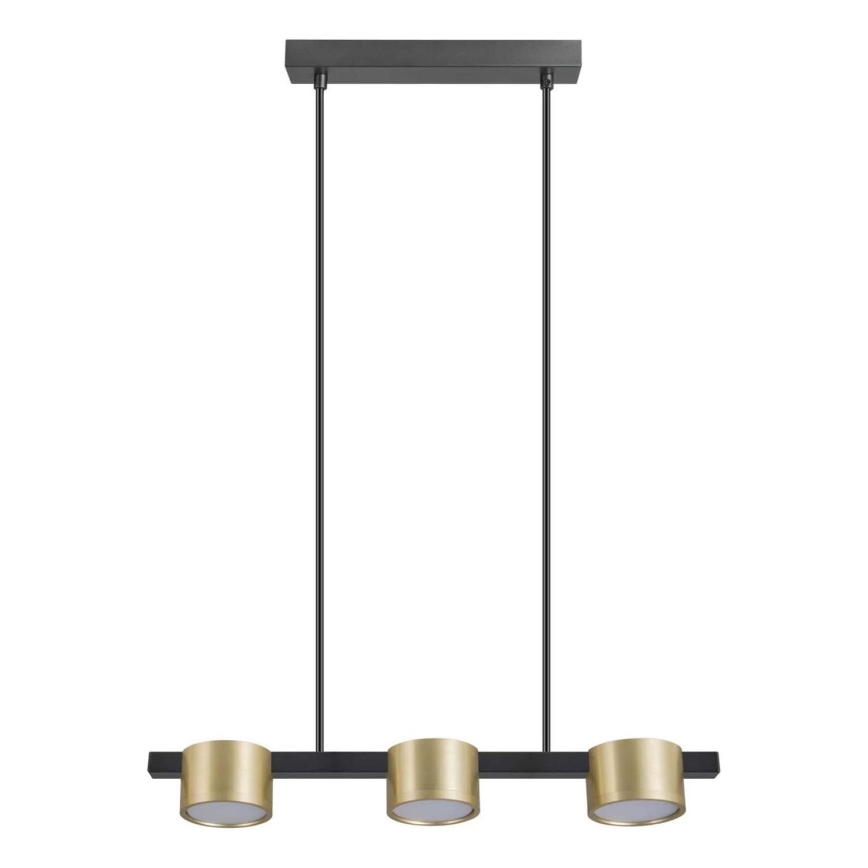 Candeeiro suspenso LED MIRELLA 3xGX53/6W/230V dourado/preto