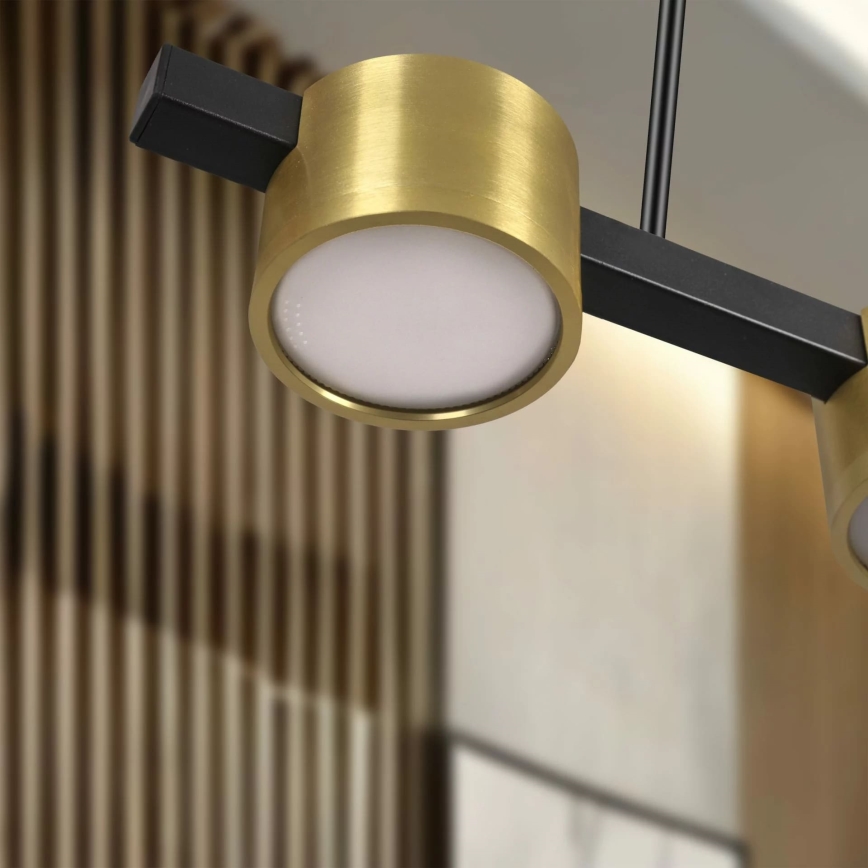 Candeeiro suspenso LED MIRELLA 3xGX53/6W/230V dourado/preto