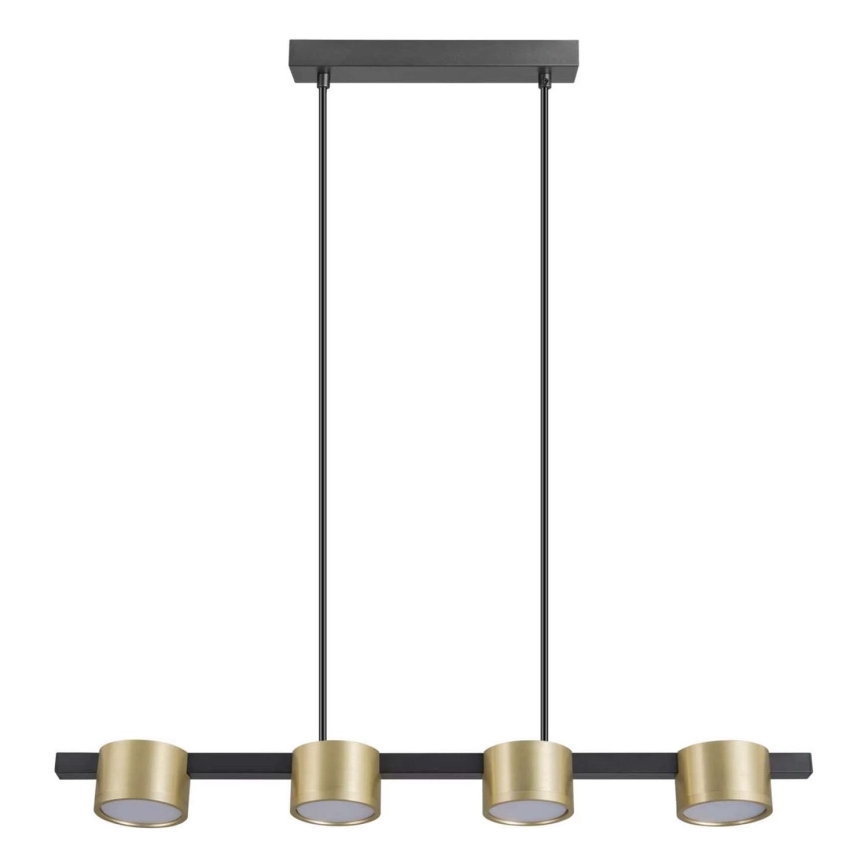 Candeeiro suspenso LED MIRELLA 4xGX53/6W/230V dourado/preto