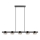 Candeeiro suspenso LED MIRELLA 5xGX53/6W/230V preto