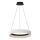 Candeeiro suspenso LED ORBITA LED/52W/230V branco/preto