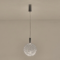 Candeeiro suspenso LED PERFORATO LED/6,3W/230V 3000K cromado brilhante diâmetro 20 cm
