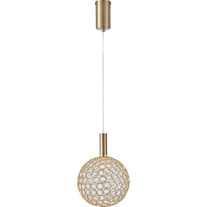 Candeeiro suspenso LED PERFORATO LED/6,3W/230V 3000K dourado diâmetro 20 cm