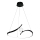 Candeeiro suspenso LED PERLA LED/34W/230V preto
