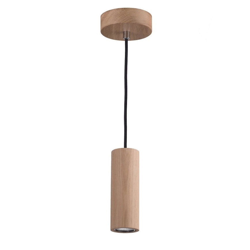 Candeeiro suspenso LED PIPE 1xGU10/5W/230V carvalho mate