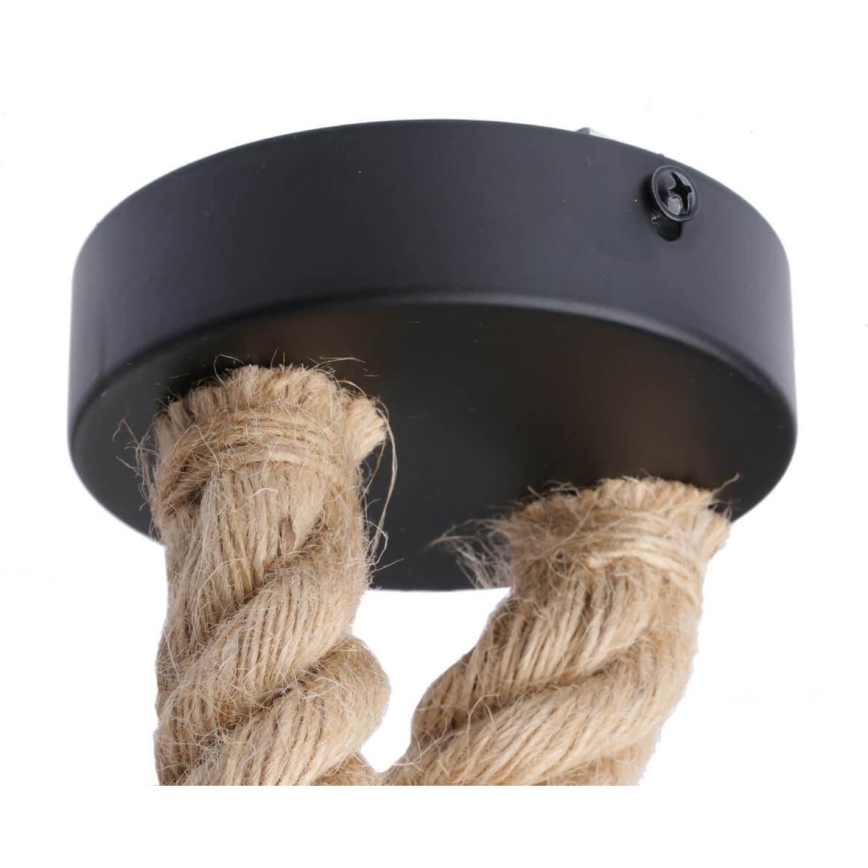 Candeeiro suspenso LED ROPE 2xE27/10W/230V