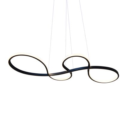 Candeeiro suspenso LED SALSA LED/38W/230V 4000K preto
