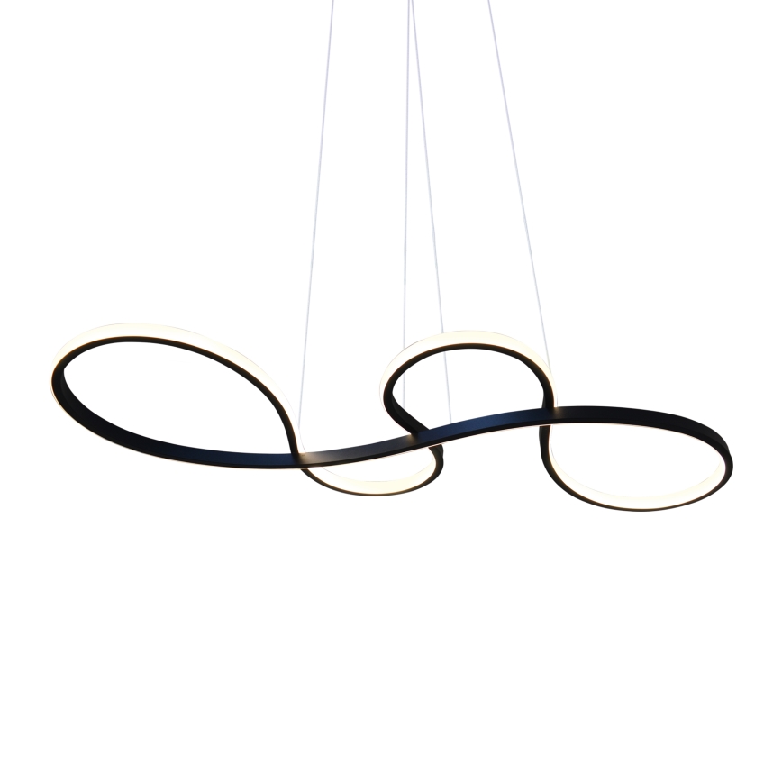 Candeeiro suspenso LED SALSA LED/38W/230V 4000K preto
