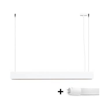 Candeeiro suspenso LED SPARK 1xG13/8,5W/230V branco