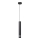 Candeeiro suspenso LED TUBA 1xGU10/4,8W/230V preto/cromado brilhante