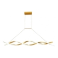 Candeeiro suspenso LED TWIST LED/37W/230V 4000K 120 cm dourado