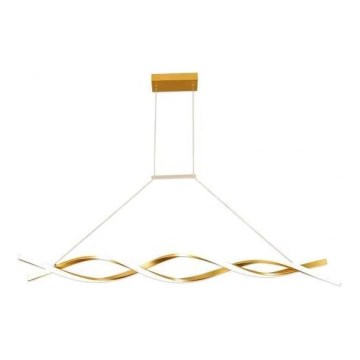 Candeeiro suspenso LED TWIST LED/37W/230V 4000K 120 cm dourado