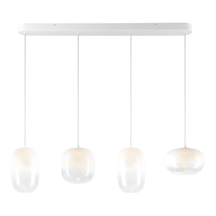 Candeeiro suspenso LED VASO LED/15W/230V branco