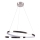 Candeeiro suspenso LED ZEFIRA LED/40W/230V 4000K diâmetro 50 cm cromado brilhante