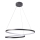 Candeeiro suspenso LED ZEFIRA LED/52W/230V 4000K diâmetro 60 cm antracite