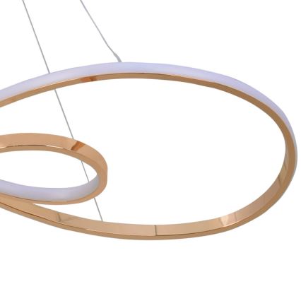 Candeeiro suspenso LED ZUMBA LED/50W/230V dourado