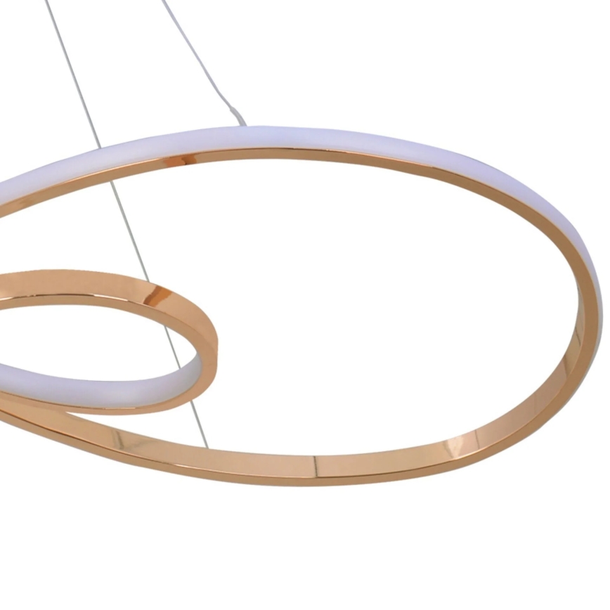 Candeeiro suspenso LED ZUMBA LED/50W/230V dourado