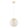 Candeeiro suspenso LEILA 1xE27/15W/230V dourado