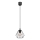 Candeeiro suspenso LETI 1xE27/15W/230V preto