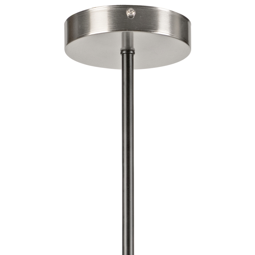 Candeeiro suspenso LILOU 4xE14/5W/230V cromado mate/fumado