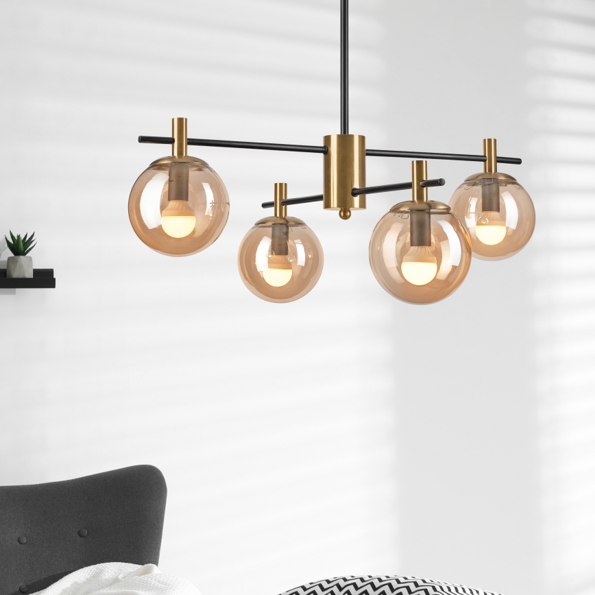 Candeeiro suspenso LILOU 4xE14/5W/230V