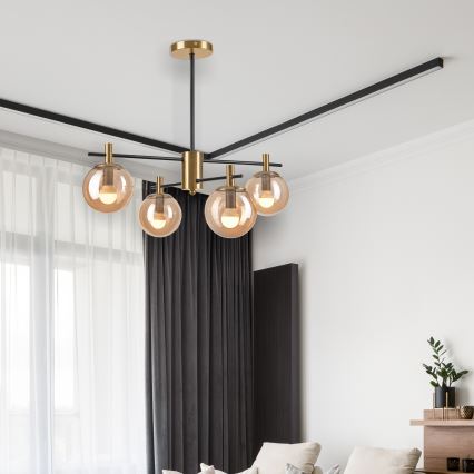 Candeeiro suspenso LILOU 4xE14/5W/230V