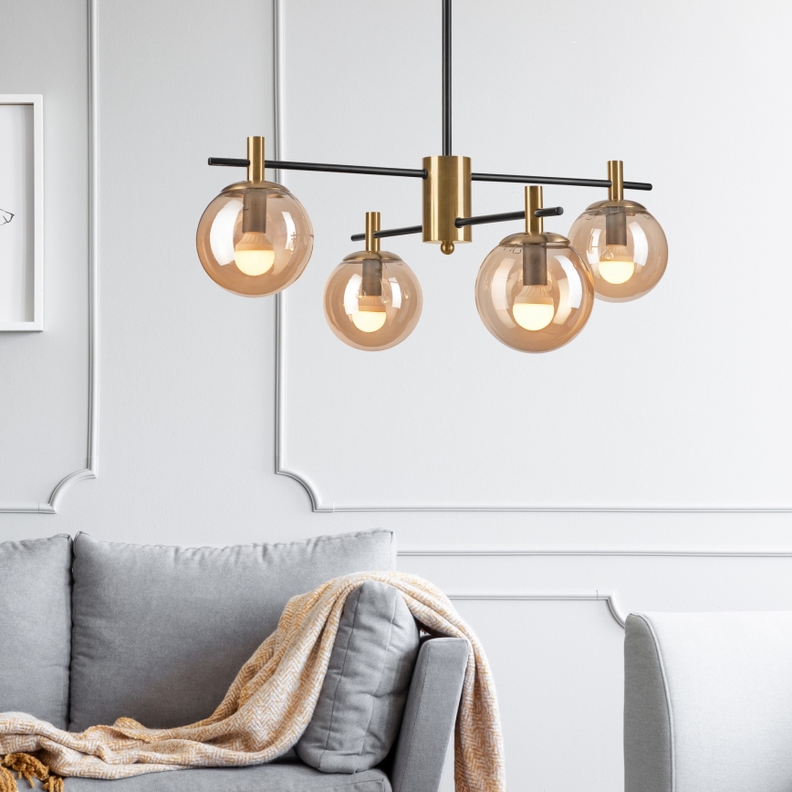Candeeiro suspenso LILOU 4xE14/5W/230V