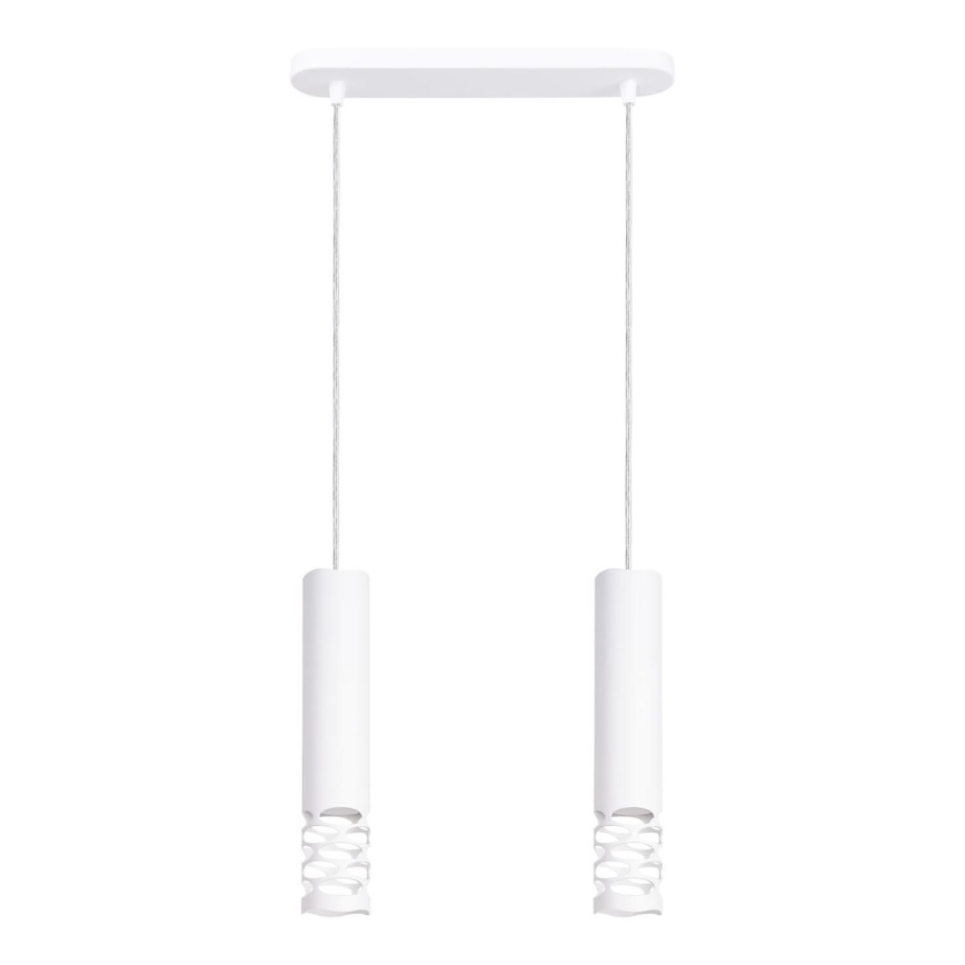 Candeeiro suspenso LIRO 2xGU10/10W/230V branco