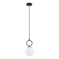 Candeeiro suspenso LISTER 1xE14/10W/230V preto/branco