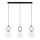 Candeeiro suspenso LISTER 3xE14/10W/230V preto/branco