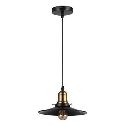 Candeeiro suspenso LOFT 1xE27/60W/230V diâmetro 22 cm preto