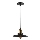 Candeeiro suspenso LOFT 1xE27/60W/230V diâmetro 22 cm preto