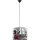 Candeeiro suspenso LONDON 1xE27/15W/230V cinzento