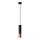 Candeeiro suspenso LOOPEZ 1xGU10/10W/230V preto/cobre