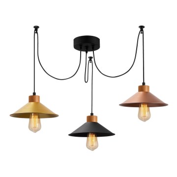 Candeeiro suspenso MANAVGAT 3xE27/40W/230V aranha