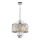 Candeeiro suspenso MARGOT 6xE14/40W/230V cromado mate