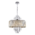 Candeeiro suspenso MARGOT 9xE14/40W/230V cromado mate