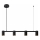 Candeeiro suspenso MARIBEL 4xGU10/10W/230V preto