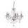 Candeeiro suspenso MARIE 5xE14/40W/230V cromado brilhante