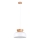 Candeeiro suspenso MARION 1xE27/15W/230V diâmetro 29,5 cm branco
