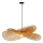 Candeeiro suspenso MARIPOSA 1xE27/40W/230V diâmetro 80 cm juta