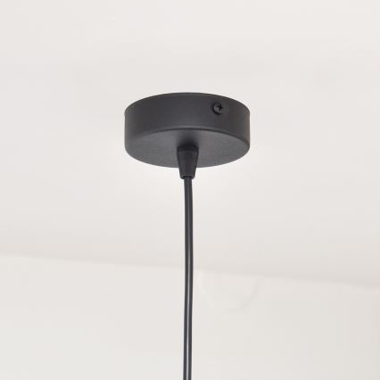 Candeeiro suspenso MELODY 1xE27/15W/230V preto