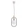 Candeeiro suspenso MIKI 1xE14/10W/230V preto/bege