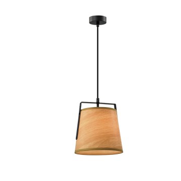 Candeeiro suspenso MILBURY 1xE27/40W/230V castanho