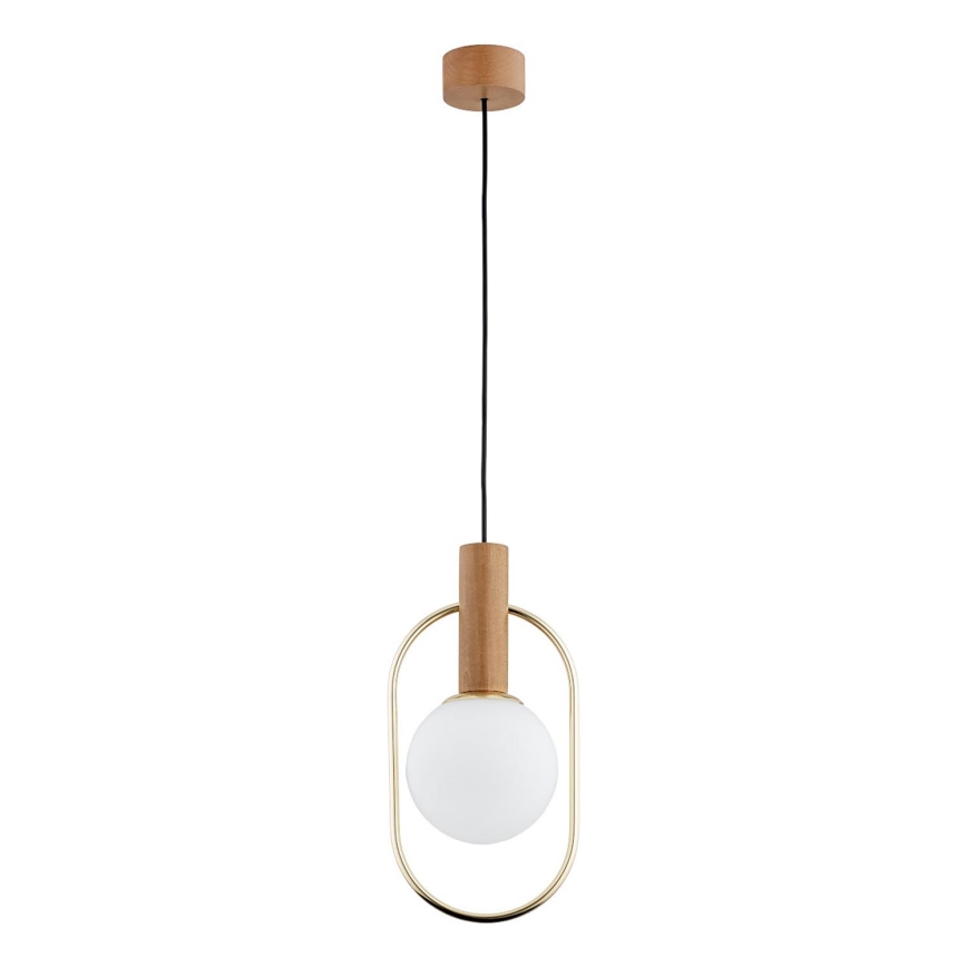Candeeiro suspenso MODI 1xE14/10W/230V dourado/bege
