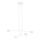Candeeiro suspenso MODUS 4xGX53/10W/230V branco