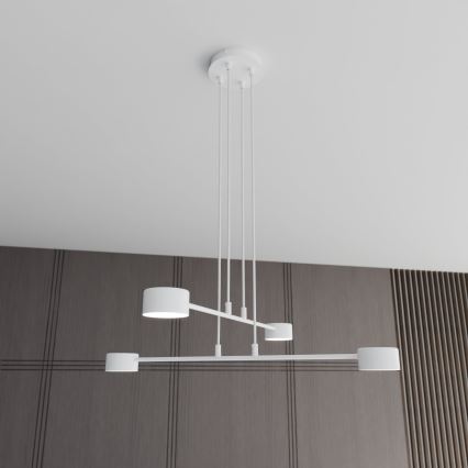 Candeeiro suspenso MODUS 4xGX53/10W/230V branco