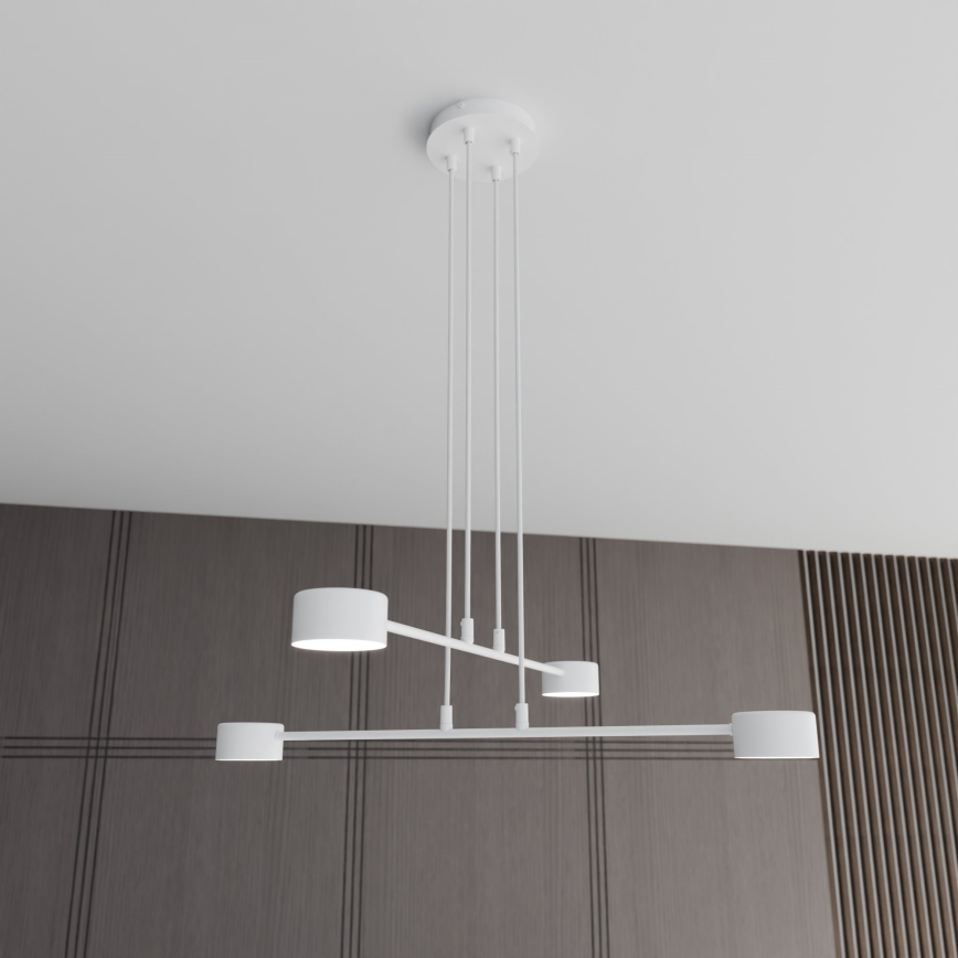Candeeiro suspenso MODUS 4xGX53/10W/230V branco